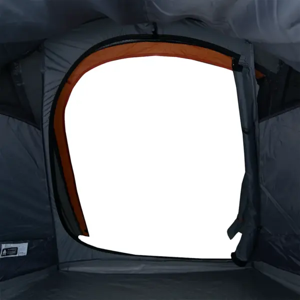 2-kohaline veekindel tunneltelk, hall ja oranž, PU-kattega polüester, 272 x 133 x 100 cm – 12