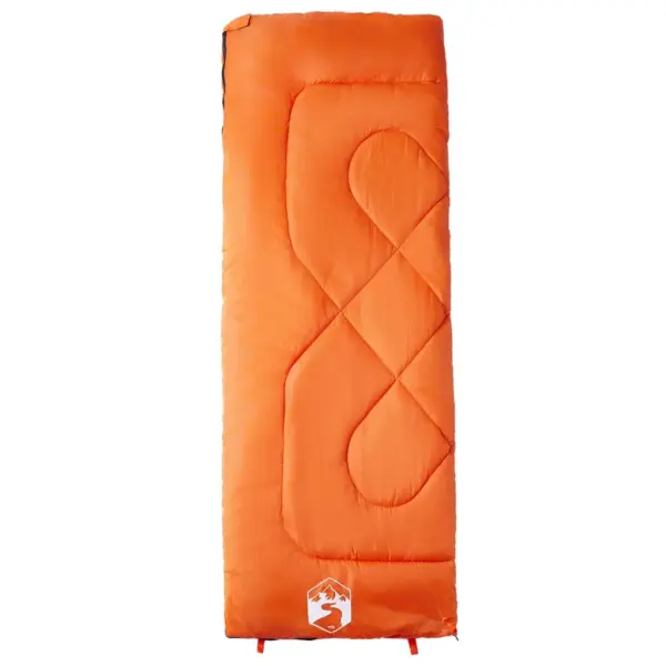 Täiskasvanute 3-hooaja magamiskott matkamiseks, oranž-must, 190 x 72 cm, kandekotiga – 2