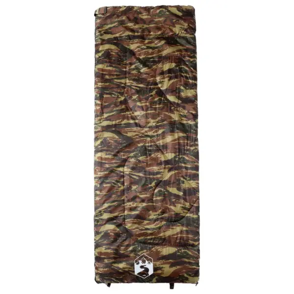 3-hooajaline täiskasvanute magamiskott matkamiseks, kamuflaaž, 190 x 72 cm – 2