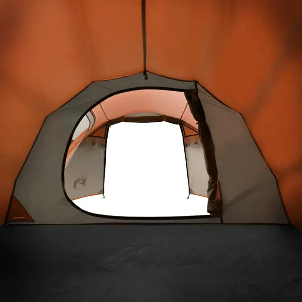 3-kohaline oranž veekindel tunneltelk matkamiseks, 370 x 185 x 116 cm – 10
