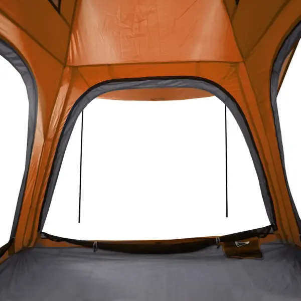 4-kohaline kiirvabastusega matkatelk, hall/oranž, veekindel, 240 x 221 x 160 cm – 10