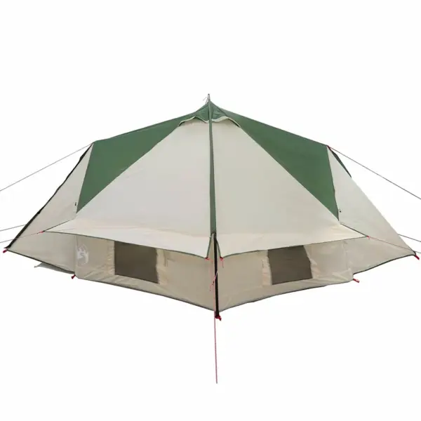 4-kohaline teepee telk, roheline/hall, 388 x 320 x 169 cm – 6
