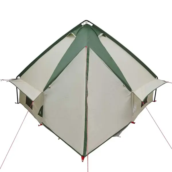 4-kohaline teepee telk, roheline/hall, 388 x 320 x 169 cm – 7