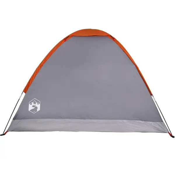 Veekindel matkatelk 4 inimesele, kuppeltelk, hall ja oranž, 240 x 210 x 126/132 cm – 9