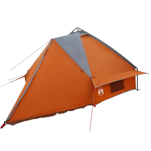 6-kohaline teepee telk, hall ja oranž, 431 x 366 x 185 cm, veekindel polüester – 4