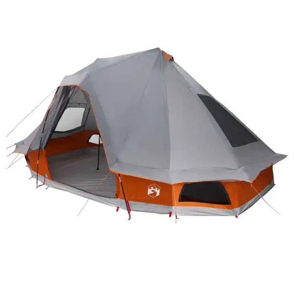6-kohaline tipi telk E-portiga, hall ja oranž, taft, 466 x 310 x 240 cm – 2