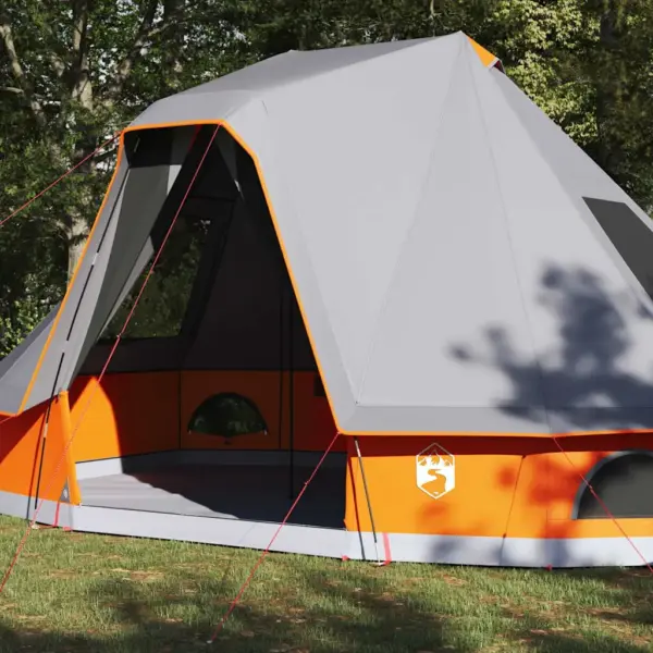 6-kohaline tipi telk E-portiga, hall ja oranž, taft, 466 x 310 x 240 cm – 3
