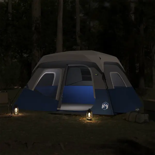 Kiirvabastusega peretelk LED-valgustusega, 6-kohaline, sinine, 344 x 282 x 212 cm – 3