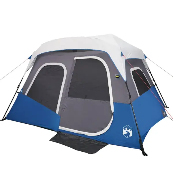 Kiirvabastusega peretelk LED-valgustusega, 6-kohaline, sinine, 344 x 282 x 212 cm – 6