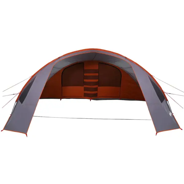 6-kohaline tunnelitelk verandaga, hall/oranž, 700 x 590 x 215 cm – 6