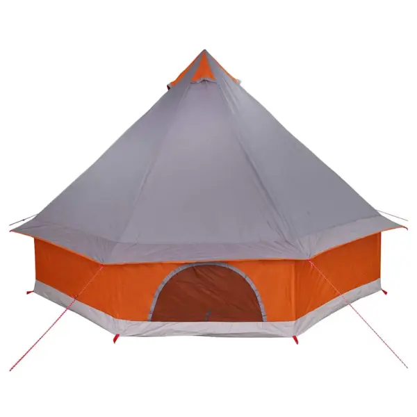 8-kohaline tipi pere telk varikatusega, hall ja oranž, taft, 400 x 346 x 250 cm – 6