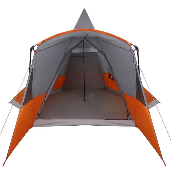 8-kohaline teepee-telk, hall ja oranž, 720 x 465 x 295 cm – 5