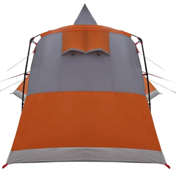 8-kohaline teepee-telk, hall ja oranž, 720 x 465 x 295 cm – 8