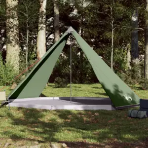 8-kohaline tipi peretelk, roheline veekindel, 400 x 400 x 200 cm