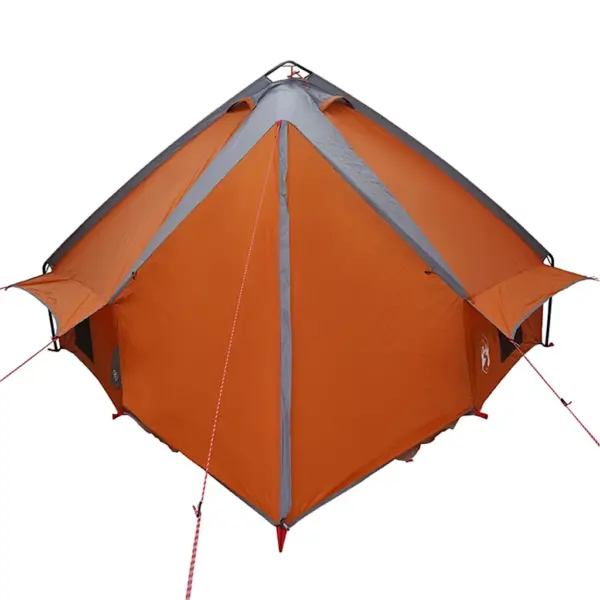 8-kohaline tipitelk halli ja oranži 185T polüestrist, 490 x 410 x 210 cm – 7