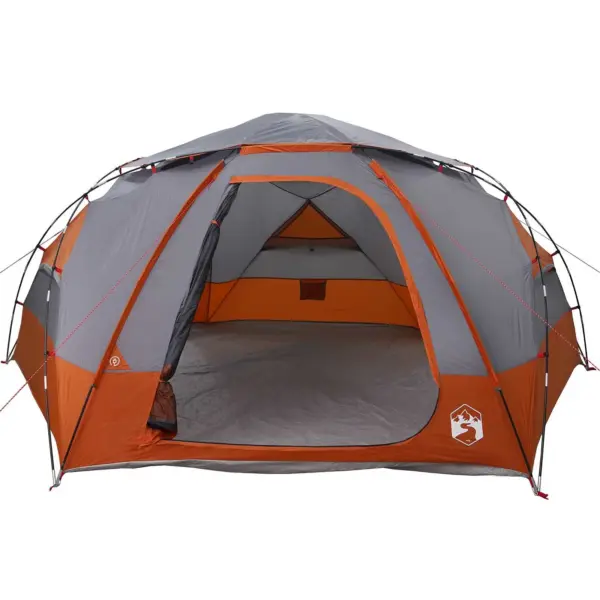 Kuplitelk eemaldatava vihmakattega, 8‑inimese, hall/oranž, 470 x 410 x 203 cm – 5