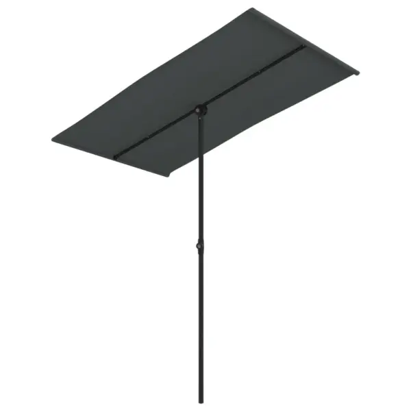 Aia päikesevari reguleeritava kõrgusega, alumiiniumpostiga, 180 x 110 cm, antratsiithall - 2
