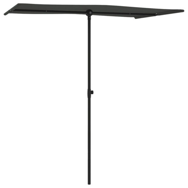 Aia päikesevari reguleeritava kõrgusega, alumiiniumpostiga, 180 x 110 cm, antratsiithall - 3
