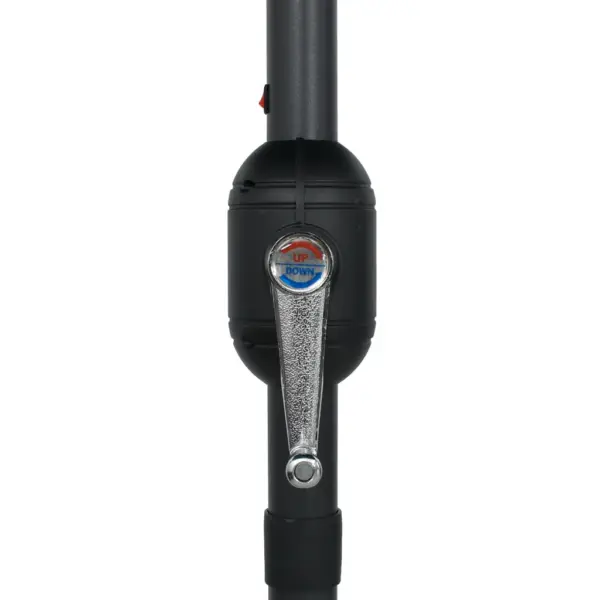 Aia päikesevari LED-valgustusega, alumiiniumpost, 270 cm, antratsiithall – 6