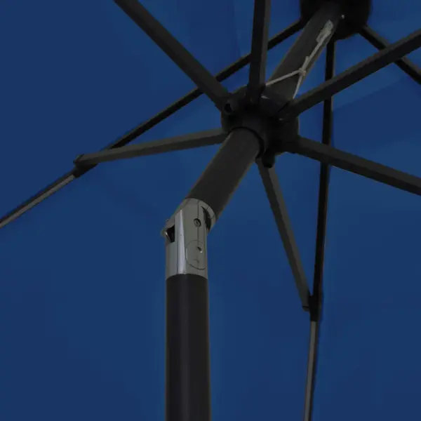 Aia päikesevari LED-valgustusega, taevasinine, alumiiniumpostiga, 300 cm - 5