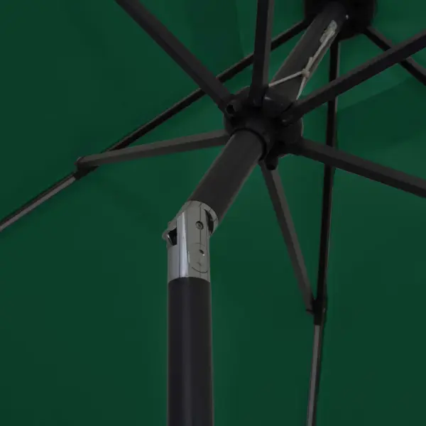 Roheline aia päikesevari LED-valgustusega, 300 cm, alumiiniumpostiga – 6