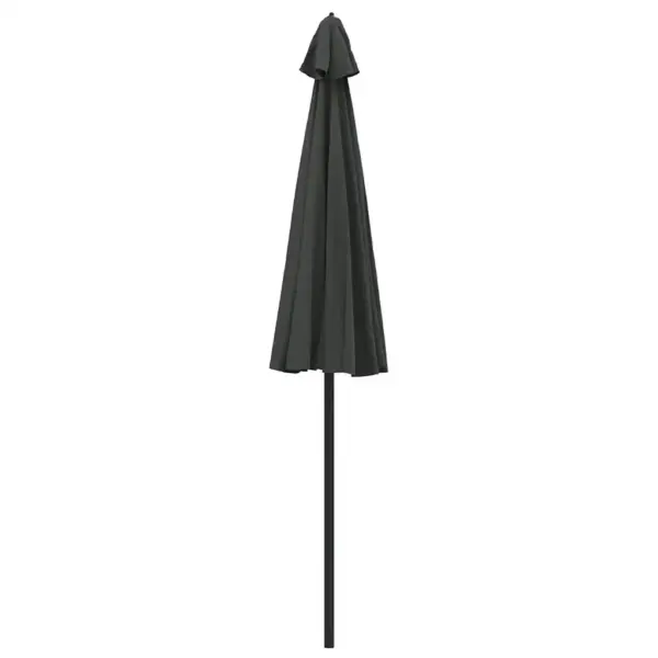 Aiapäikesevari vändasüsteemiga, alumiiniumpostiga, 270 cm, antratsiithall - 4