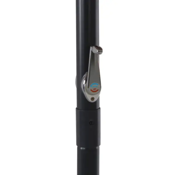 Aiapäikesevari alumiiniumpostiga ristalusel, 500 cm, pruunikashall – 5
