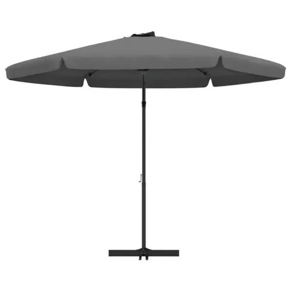 UV-kindel aiapäikesevari teraspostiga, 300 cm, antratsiithall – 4