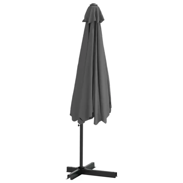 UV-kindel aiapäikesevari teraspostiga, 300 cm, antratsiithall – 5