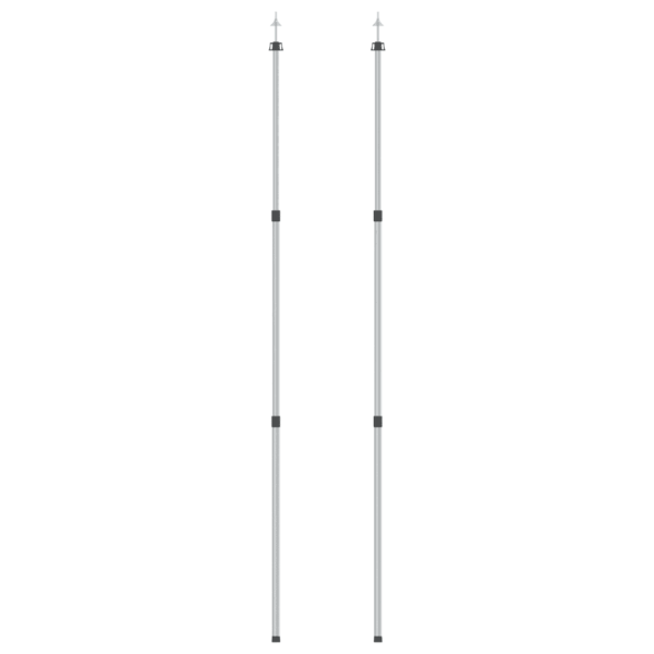 Alumiiniumist teleskoopvaiad presentkatete ja telkide jaoks, 2 tk, 102–260 cm – 2