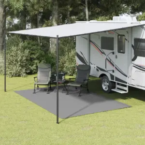 Telgivaip PVC-vahtkattega polüestervõrgust, 4 x 2,5 m, antratsiithall