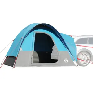Veekindel sinine autotelk 4 inimesele, PU-kattega 185T polüester, 300 x 300 x 230 cm