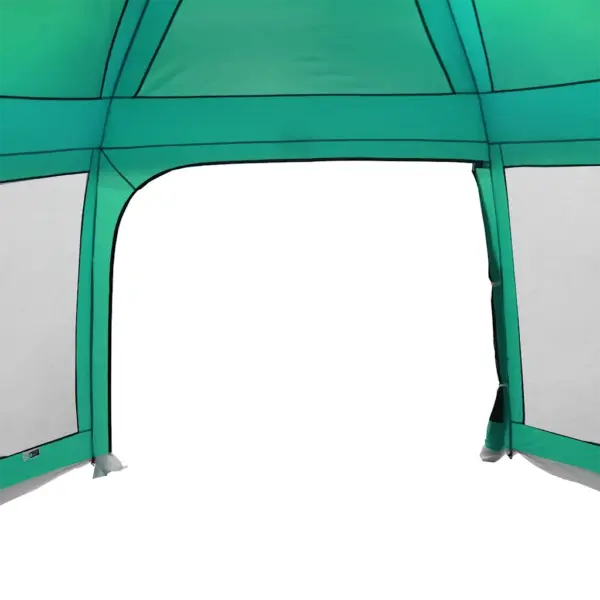 Basseinitelk eemaldatavate putukavõrkseinte ja vihmakattega, mereroheline, 618 x 532 x 246 cm – 8