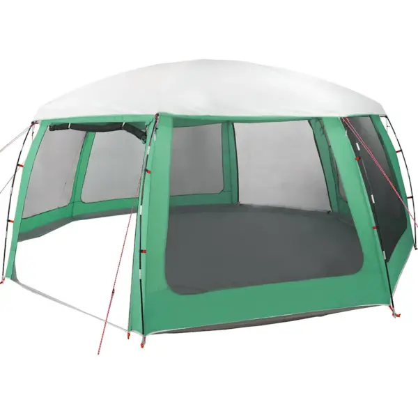 Basseinitelk sääsevõrkseinte ja eemaldatava vihmakattega, mereroheline, 690 x 690 x 280 cm – 7