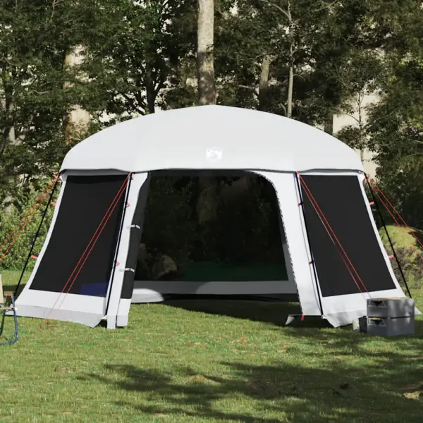 Hall basseinitelk eemaldatavate võrkkülgede ja vihmakattega, kuni 400 cm basseinile, 512 x 458 x 255 cm – 4