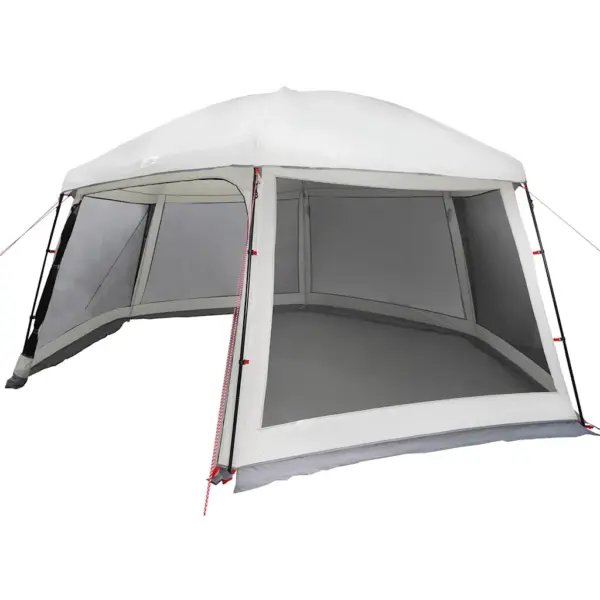 Hall basseinitelk eemaldatavate võrkkülgede ja vihmakattega, kuni 400 cm basseinile, 512 x 458 x 255 cm – 7