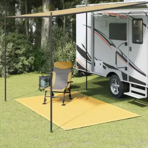 Ilmastikukindel telgimatt välitingimustesse, beež, 250 x 200 cm, HDPE