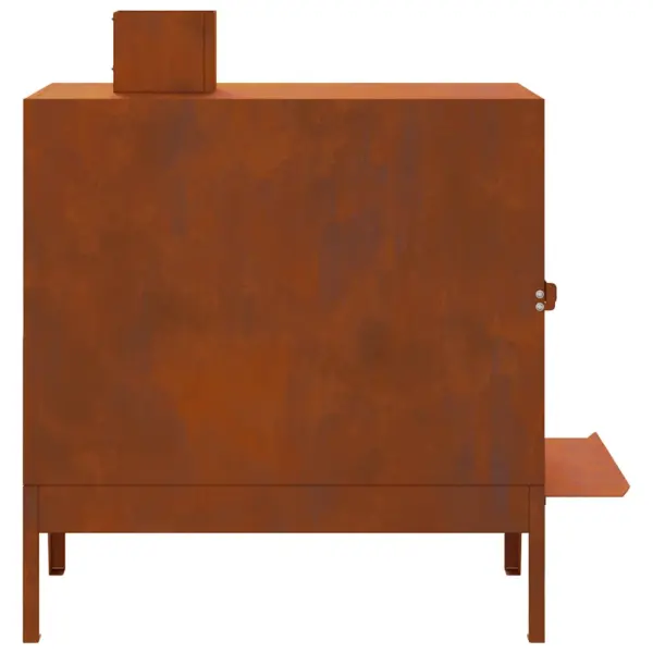 Corteni terasest matkapliit õues küpsetamiseks, 35 x 50 x 60 cm – 7