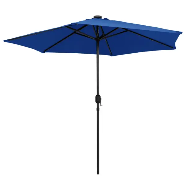 Aia päikesevari LED-valgustusega, erksinine, alumiiniumpost, 270 cm - 3
