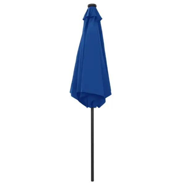 Aia päikesevari LED-valgustusega, erksinine, alumiiniumpost, 270 cm - 4