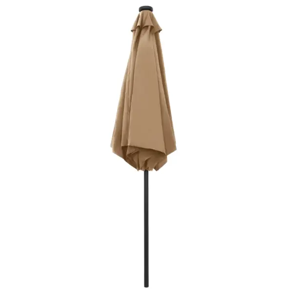 Hall aia päikesevari LED-tuledega, alumiiniumpostiga, 270 cm – 4