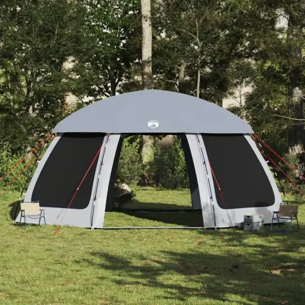 Hall basseinitelk võrkseinte ja vihmakattega, basseinile kuni 488 cm, 612 x 612 x 285 cm – 4