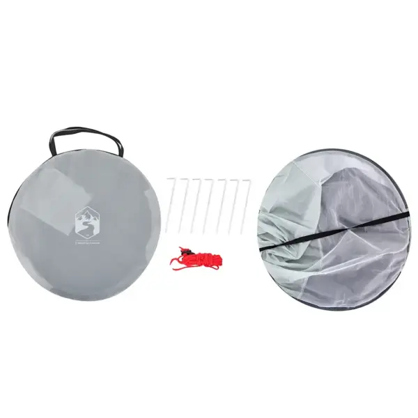 Hall pop-up rannatelk 2 inimesele, veekindel 190T polüester, 225/190 x 158 x 115 cm – 9