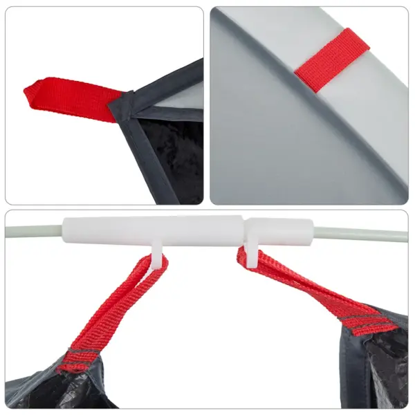Hall pop-up rannatelk 2 inimesele, veekindel 190T polüester, 225/190 x 158 x 115 cm – 10