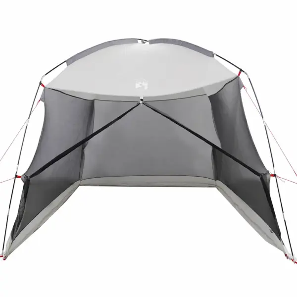 Veekindel sääsevõrguga õuetelk katuse ja õhuavaga, hall, 320 x 320 x 218 cm – 7