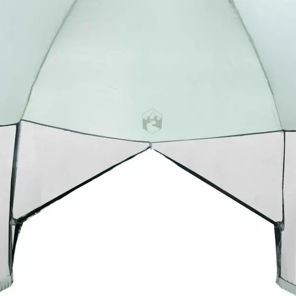 Veekindel sääsevõrguga õuetelk katuse ja õhuavaga, hall, 320 x 320 x 218 cm – 9