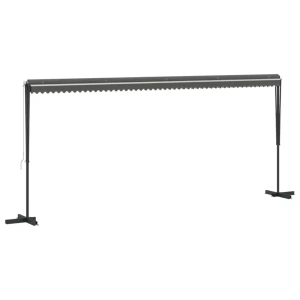 Vabalt seisev hall varikatus terrassile, 6 x 3 m, polüester, pulbervärvitud terasraam – 3