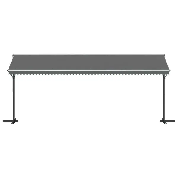 Vabalt seisev hall varikatus terrassile, 6 x 3 m, polüester, pulbervärvitud terasraam – 4