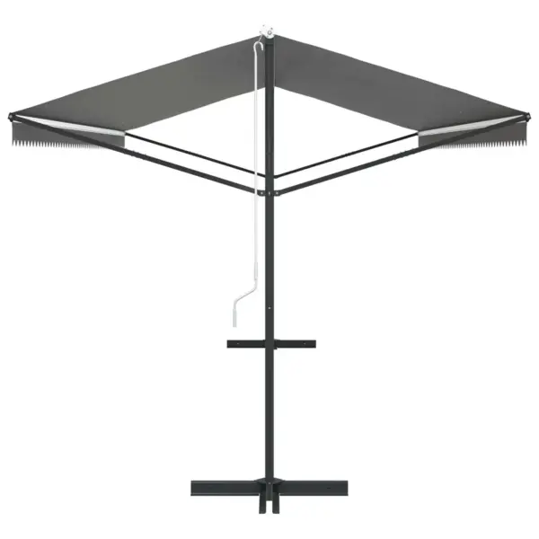 Vabalt seisev hall varikatus terrassile, 6 x 3 m, polüester, pulbervärvitud terasraam – 5