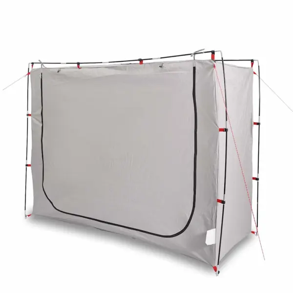 Hall veekindel hoiutelk perematkale, PU-kattega 185T polüester, 220 x 79 x 155 cm – 4